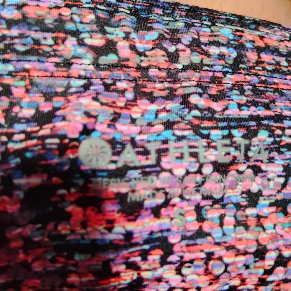Athleta Contender dazzle leggings Sz-S - Picture 7 of 7
